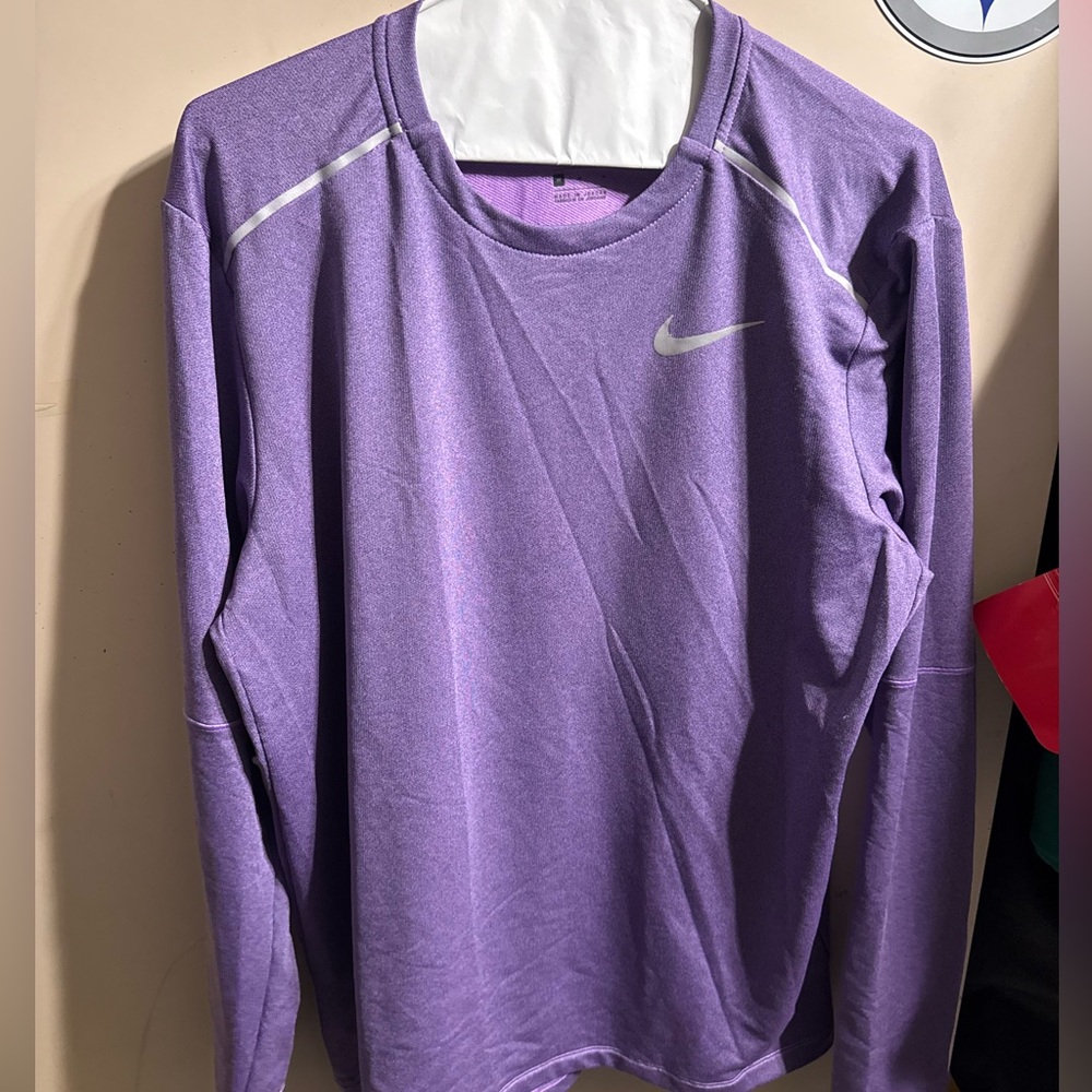 Nike Lavender running shirt dri fit